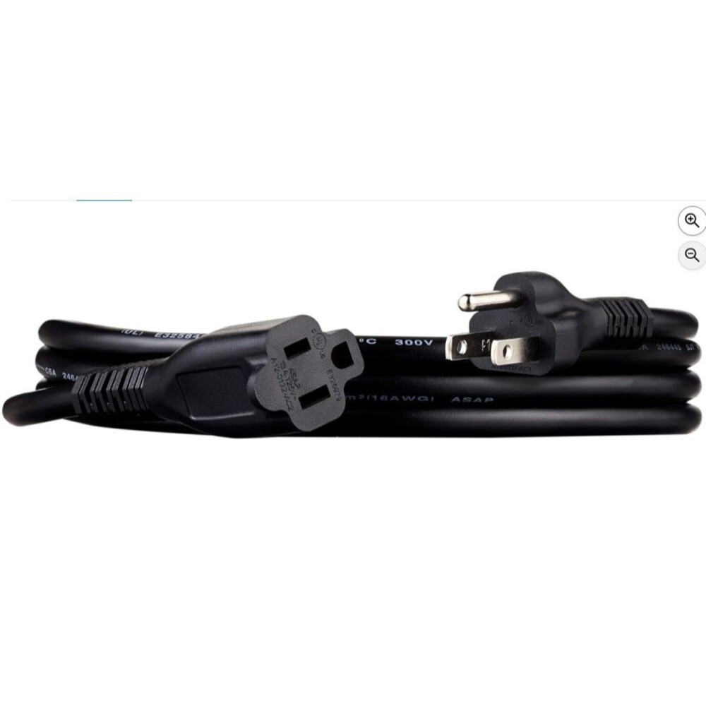 Amazon Basics Extension Cord, 6 Ft, 3 Prong Outlet Extender, Indoor Extension Co